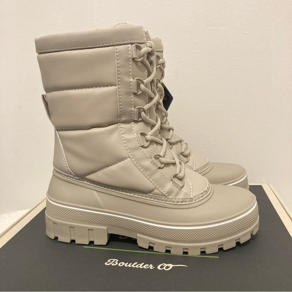 Alpine Design Shoes - Alpine Design Willow Snow Boot Ivory Women’s White Faux Fur Lined Ortholite NIB